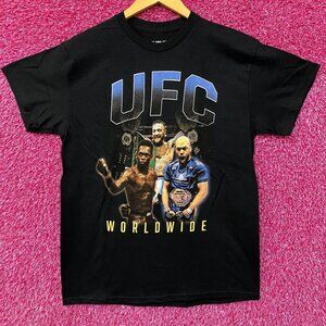 UFC WorldWide Conor McGregor, Jon Jones, Israel Adesanya T-Shirt Medium